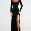 Occasion sthcute | Formal Corset Side Slit Velvet Mermaid Dress