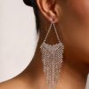 Accessories sthcute | Diamante Tassel Crystalu00A0Dropu00A0Earring