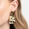 Accessories sthcute | Women Abstract Geometryu00A0Ear Studs Drop Earrings Gold