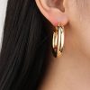 Accessories sthcute | Colored Lightweight Simple Hoop Earrings Gold