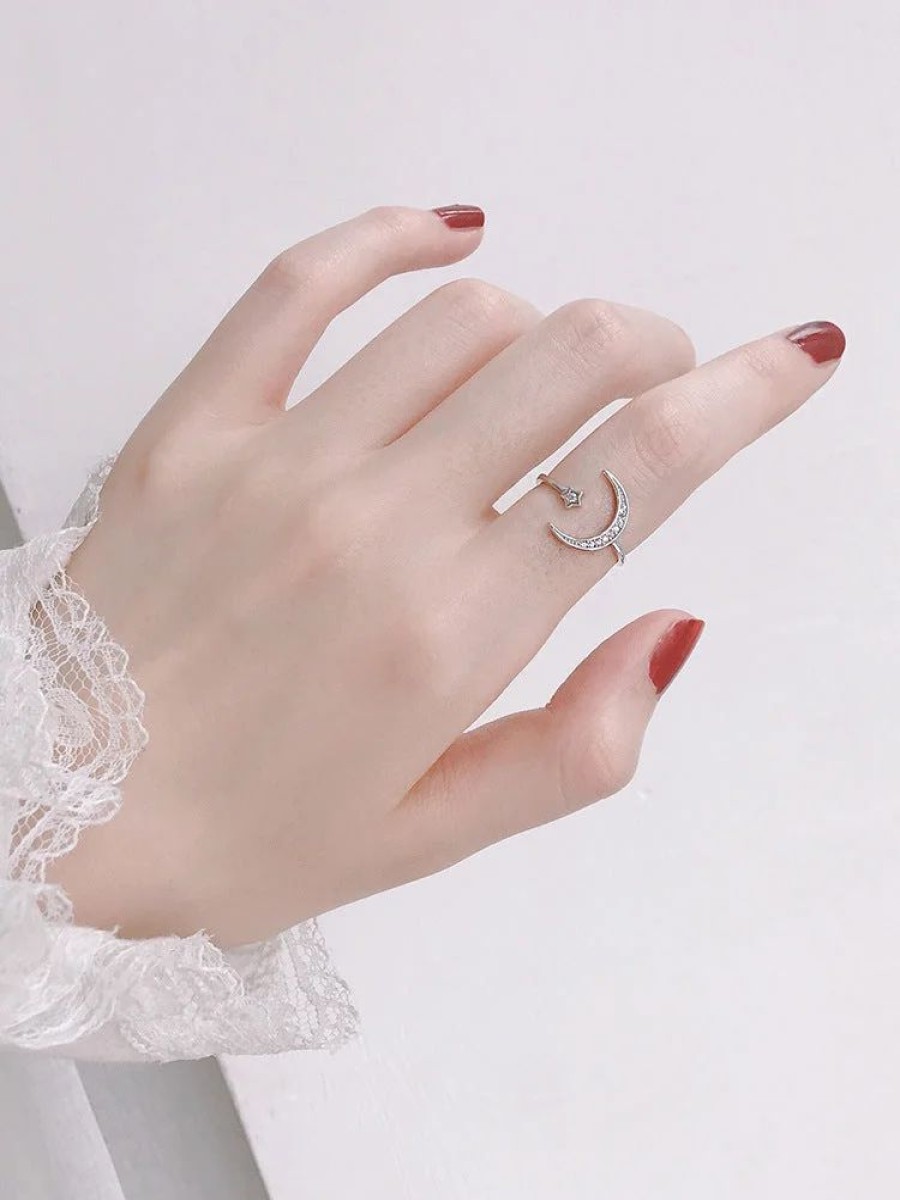 Accessories sthcute | Geometry Rhinestones Knuckle Rings Index Finger Rings